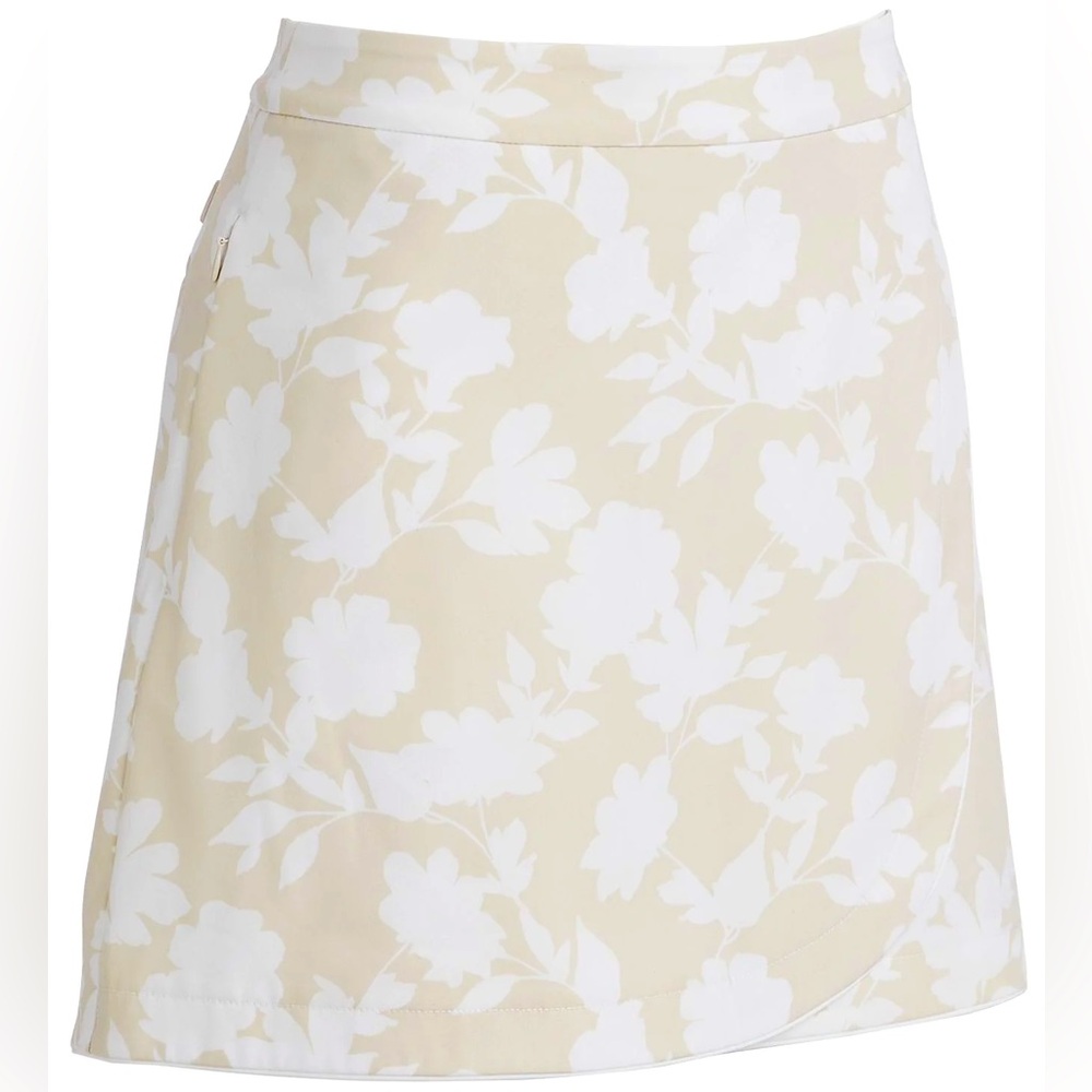 G/Fore Tonal Floral Wrap Maverick 4-Way Stretch Golf Skort NWT